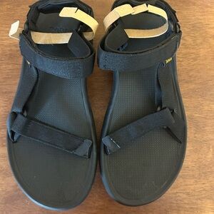 NEW Teva Womens Original Universal Black Sandals Women's Size 10